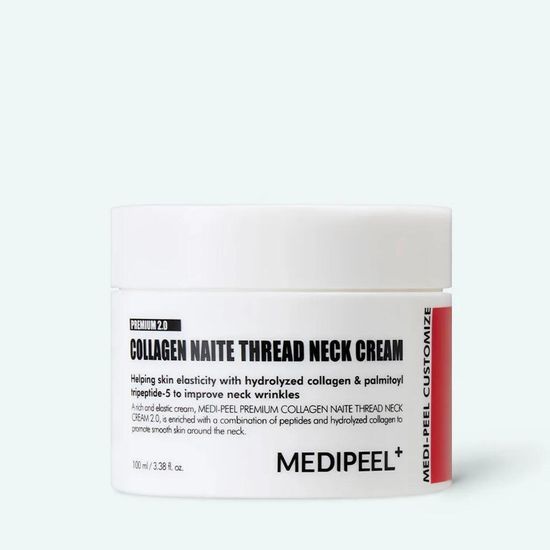 Medi-peel лифтинг крем для шеи с пептидами и коллагеном Premium Collagen Naite Thread Neck Cream 2.0