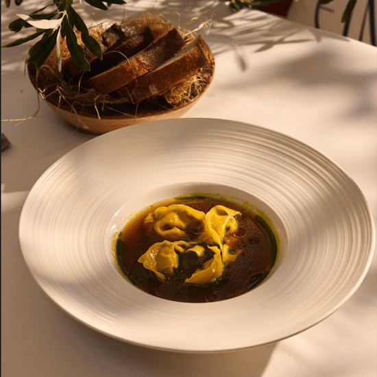 Chicken Mushroom Consommé