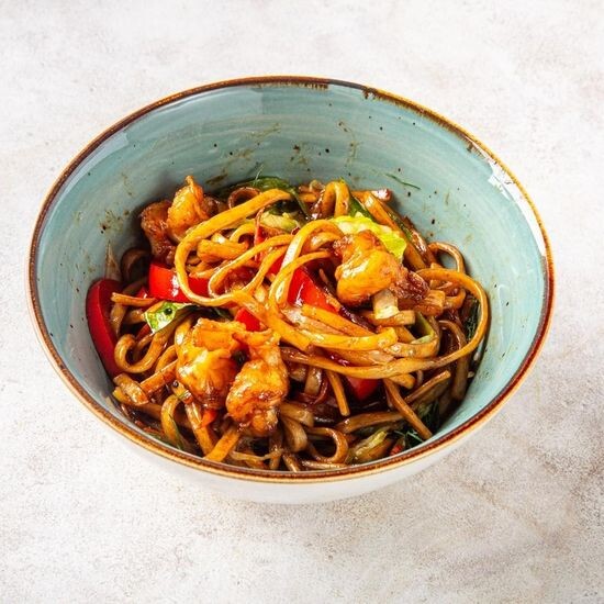 ЛАПША WOK С КРЕВЕТКАМИ