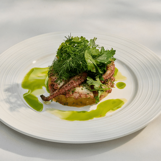 Octopus salad