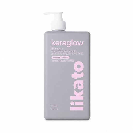 LIKATO Шампунь для волос восстанавливающий keraglow