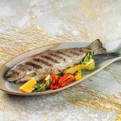 ФОРЕЛЬ ЦЕЛИКОМ НА ГРИЛЕ