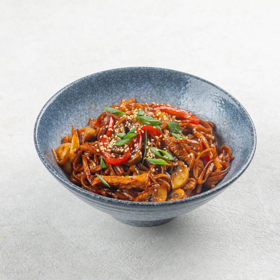 Удон с курицей