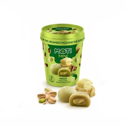 Mini Mochi Pistachio & White Chocolate