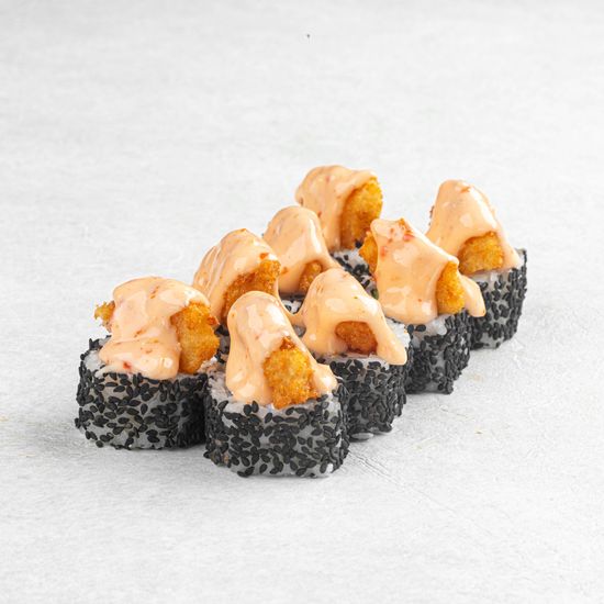 Вулкан с креветкой