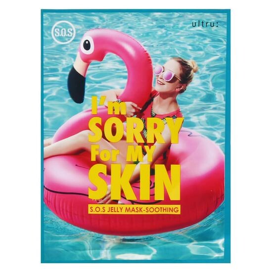 Тканевая маска с охлаждающим действием I'm Sorry for My Skin S.O.S Jelly Mask-Soothing (Flamingo)