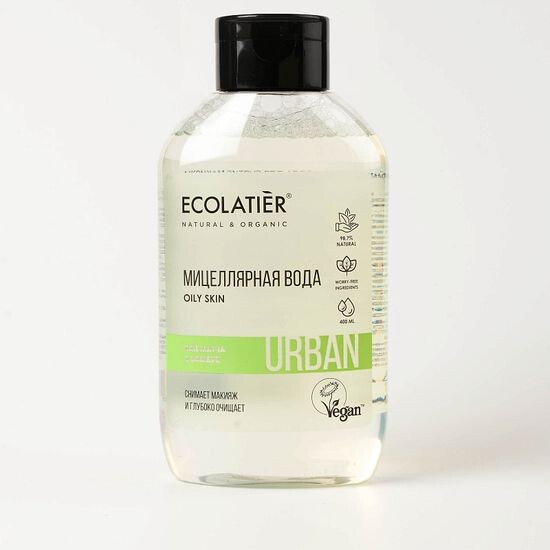 Мицеллярная вода Ecolatier oily skin Чай матча и бамбук