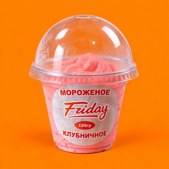 Мороженое клубничное 150гр