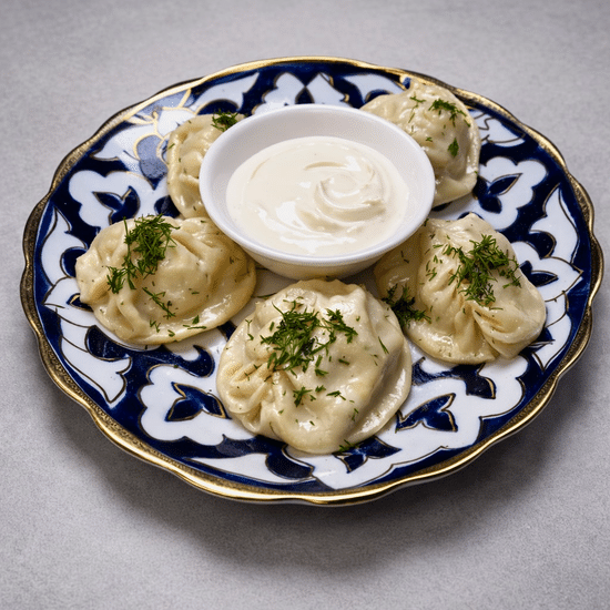 Манты с курицей