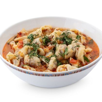 Чучвара с бульоном