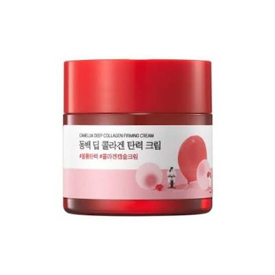 Крем для лица Round Lab Camellia Deep Collagen Firming Cream