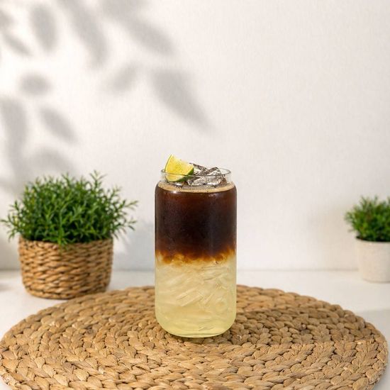 Iced Honey Lemon Americano • 55kcal • P1