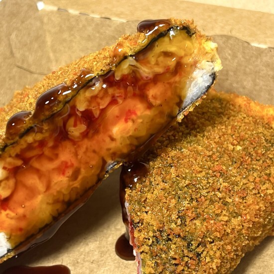 Суши-сэндвич с лососем