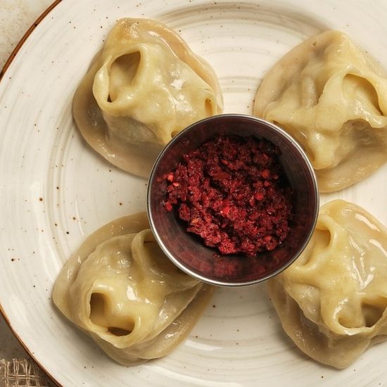 Манты с руб.мясом на пару 4 шт доставка