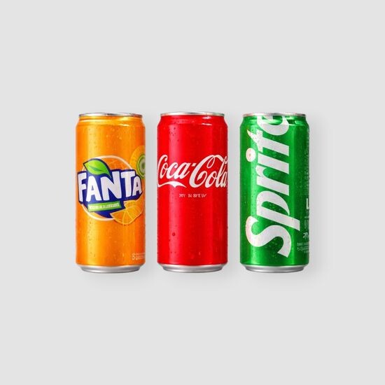 Coca-Cola/Fanta/Sprite - ж/б