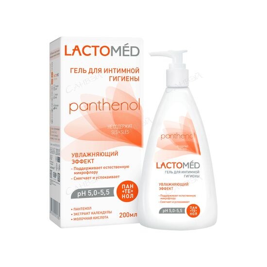 Гель для интимной гигиены Lactomed Нежный уход (Panthenol)