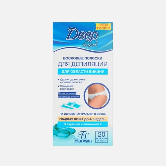 Восковые полоски Floresan Deep Depil