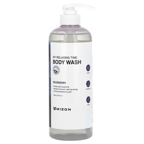 Mizon  My Relaxing Time Body Wash, Blueberry