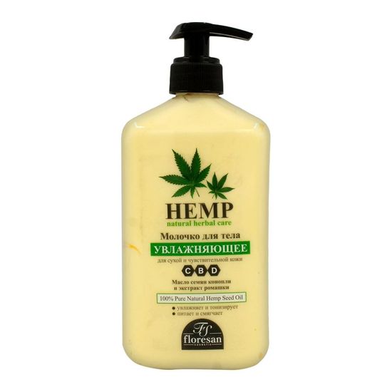 FLORESAN HEMP Молочко для тела увлажняющее
