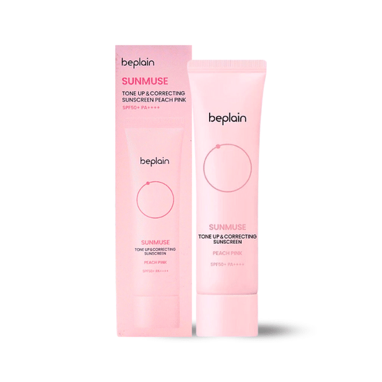 beplain Sunmuse Tone Up & Correcting Peach Pink Sunscreen SPF50+ PA++++