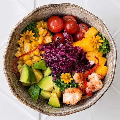 Shrimp Poke Bowl (GF, LF, SF)