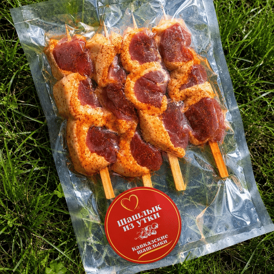 Шашлычки утиные в вакууме