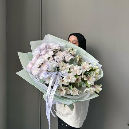 Хризантема + альстромерия