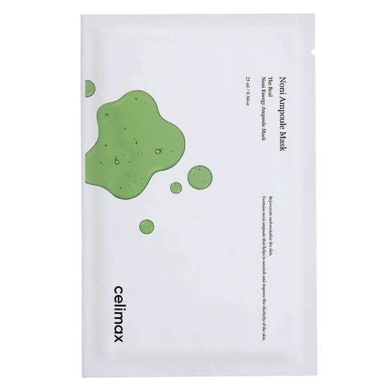 Укрепляющая тканевая маска с экстрактом нони Celimax The Real Noni Energy Ampoule Mask