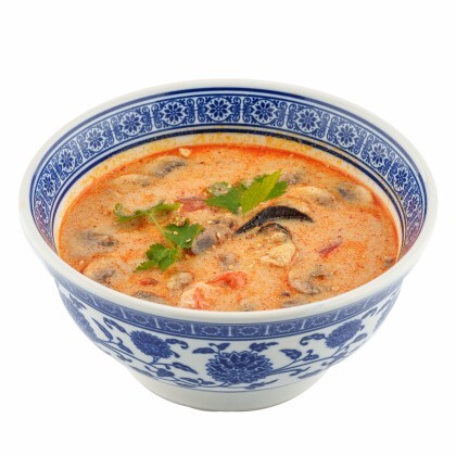 Том Ям с двойной порцией морепродуктов