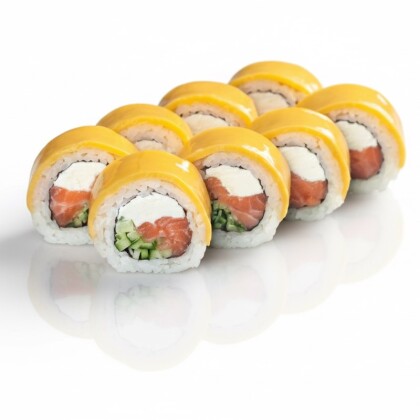 «Чиз ролл с лососем» 8шт