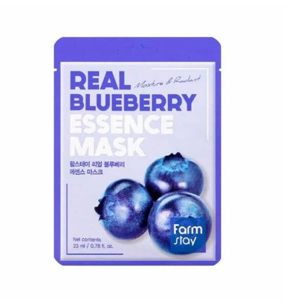 Тканевая маска для лица
FARM STAY blueberry essence mask