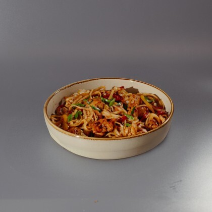 Удон с курицей