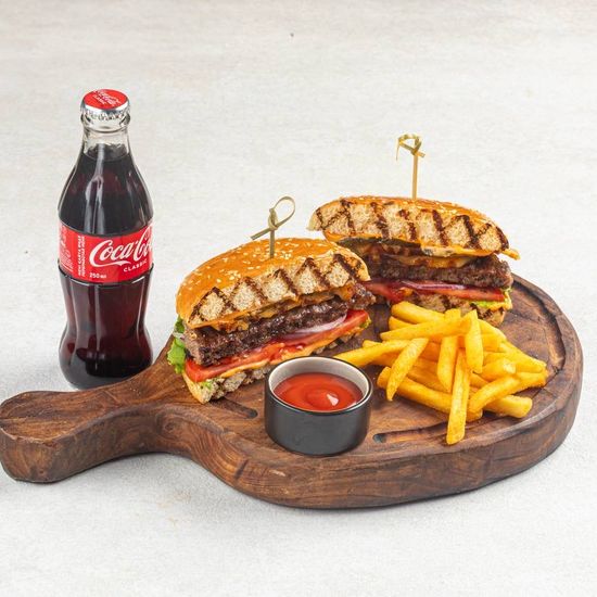 Комбо бургер говяжий