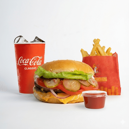 Комбо Капари биф бургер