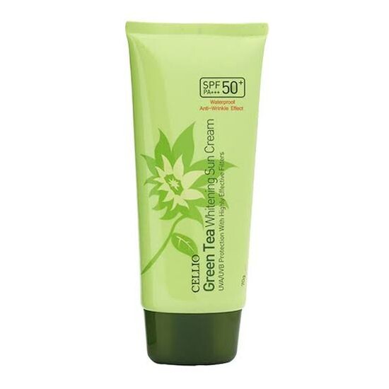 Green Tea Whitening Sun Cream SPF50+/PA+++ [Cellio]